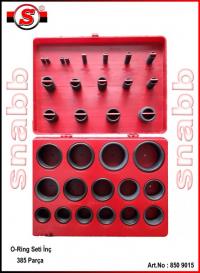 Art.No: 850 9015 O-Ring seti inç 385 parça