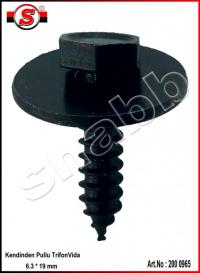 Art.No: 202 0965 Oynar pullu trifon  6.3 * 19 mm