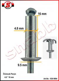 Art.No: 630 0004 Örümcek perçin 4.8*16 mm