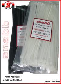Art.No: 520 4840 Plastik kablo bağı 4.8*400 mm
