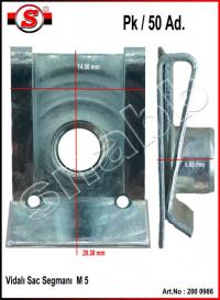 Art.No: 202 986 Vidalı sagman M 5
